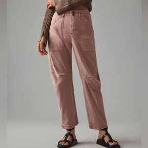 Pilcro (25) Light Pink Knee-Tuck Pants- Casual Statement Colored Jeans